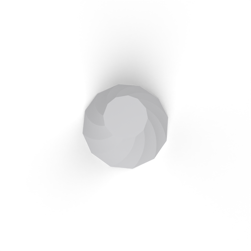 spiral planter plain view 3
